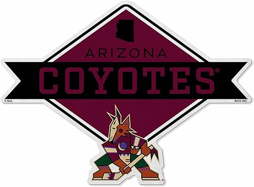 Miniatura 108 de NHL Rico Industries - Banderín de corte en forma de banderín, decoración del hogar y sala de estar, fieltro suave EZ para colgar