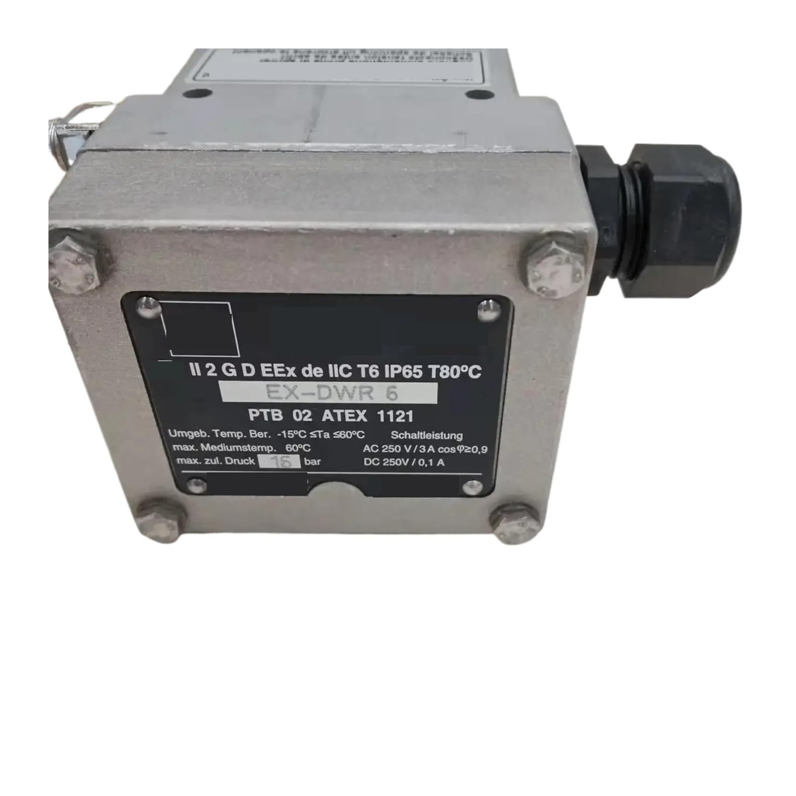 Sensor de presión EX-DWR6 Transductor del interruptor de presión