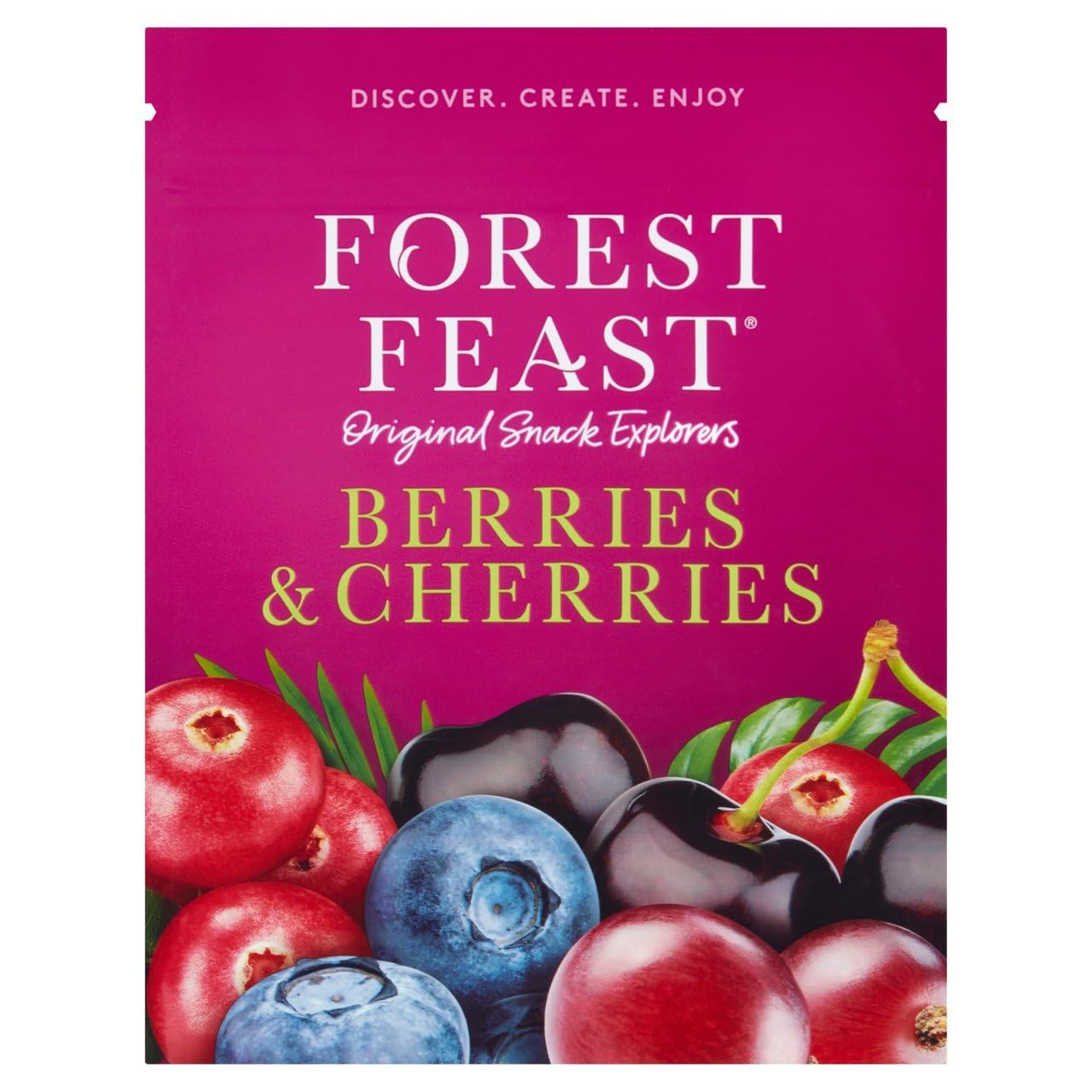 FOREST FEAST Berries and Cherries 170g - 2 Pack | Dried Fruit Original Snack in Premier Life Store packaging