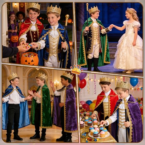 Disfraz de Rey para Niños, Set Completo miniatura 6