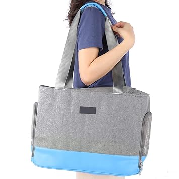 Large Opening Pet Carrier Bag, Convenient Cat Carrier Bag, Cats Pets for Dogs Rabbits(Blue)