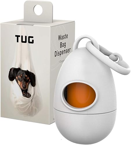 Miniatura 5 de TUG Dispensador de bolsas de basura para perros con bolsas para excrementos de perro, 15 bolsas por rollo, con dispensador negro Negro -,Bolsas