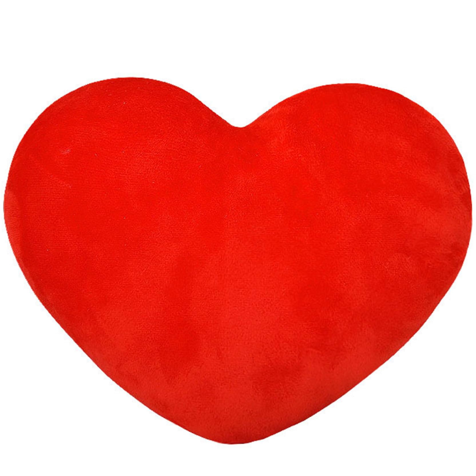 Valentines Day Heart Pillow 20x30cm Fluffy Heart Cushion Stuffed Decorative Pillow Red Valentines Day Decoration Fluffy Throw Pillow Heart Plush Cushion Heart Shape Pillow