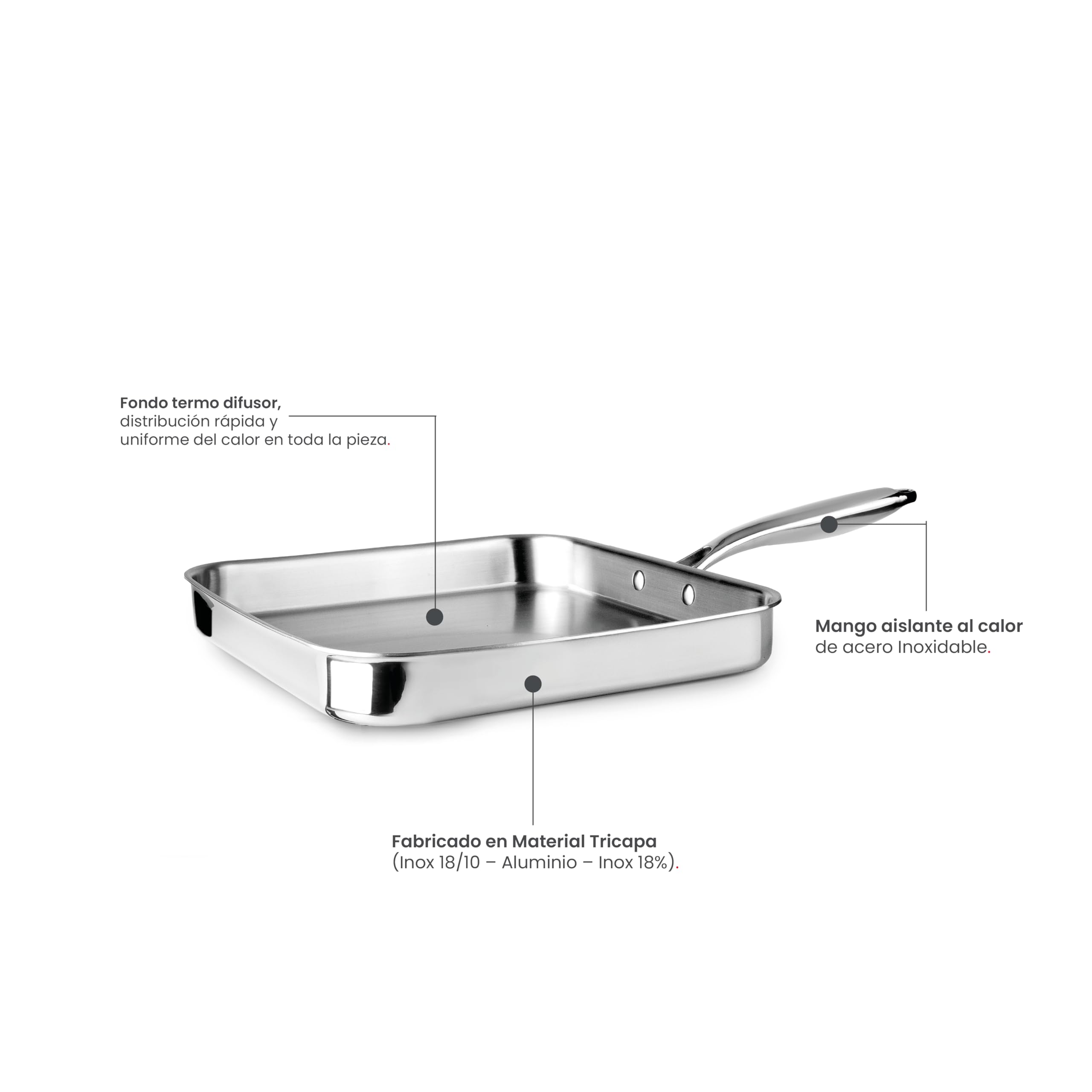 IBILI 653228 Grill, Edelstahl