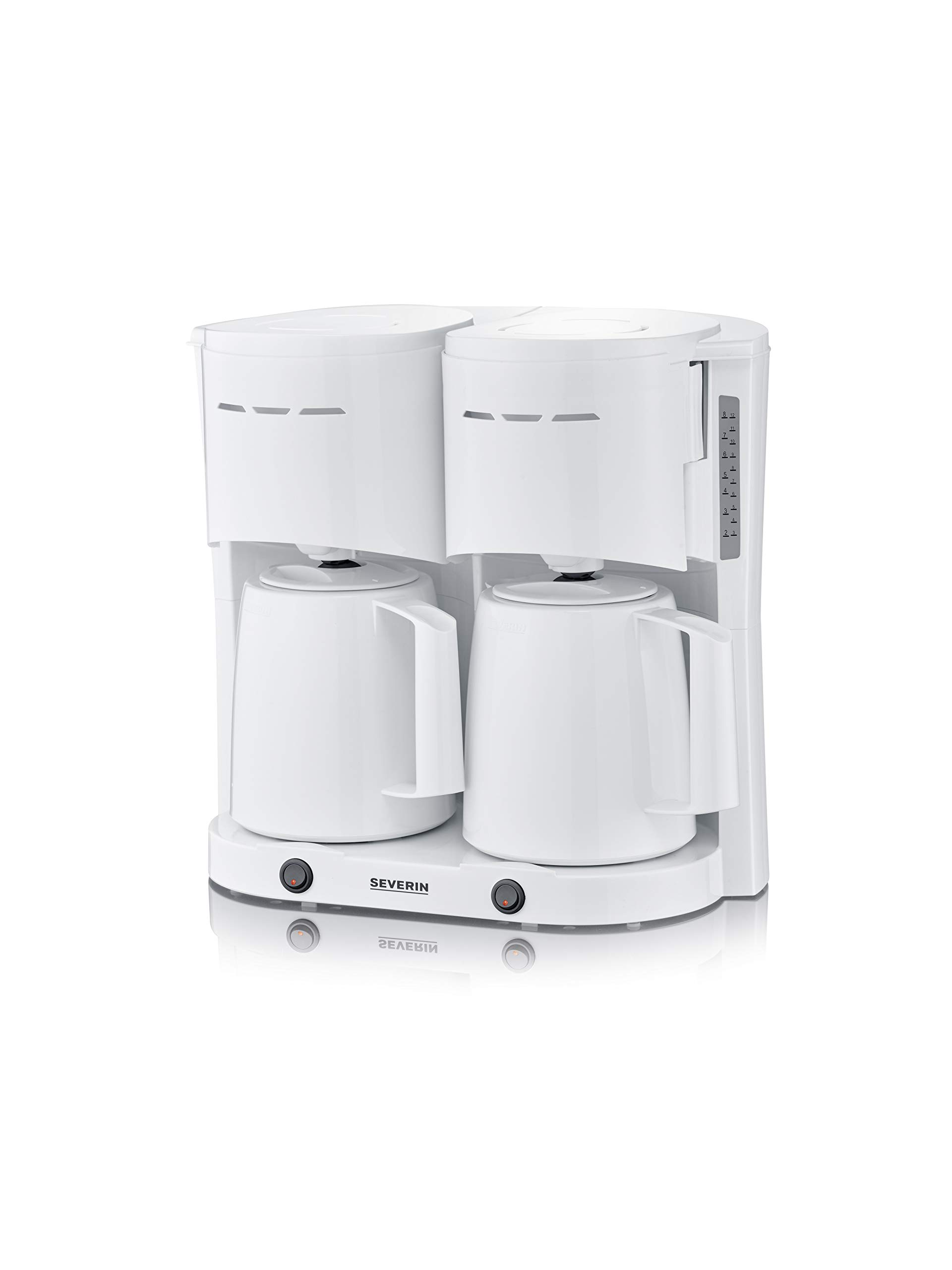 Cafetière Filtre Severin Isotherme 8 Tasses Avec 2 Verseuses Thermiques - Café Chaud Longue Durée