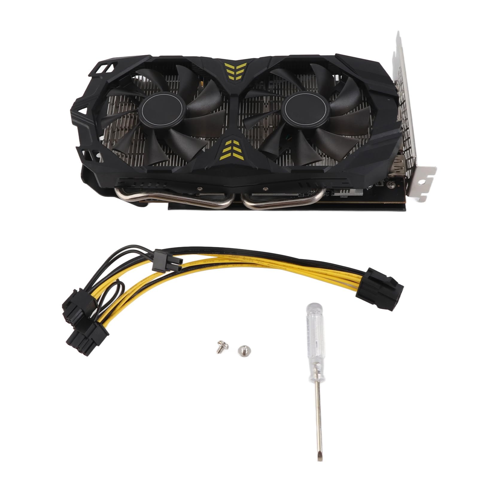 Scheda Grafica 8G GDDR5 1244 MHz - Doppia Ventola, 256 Bit, 3 Uscite, PCIe 2.0 per PC da Gioco