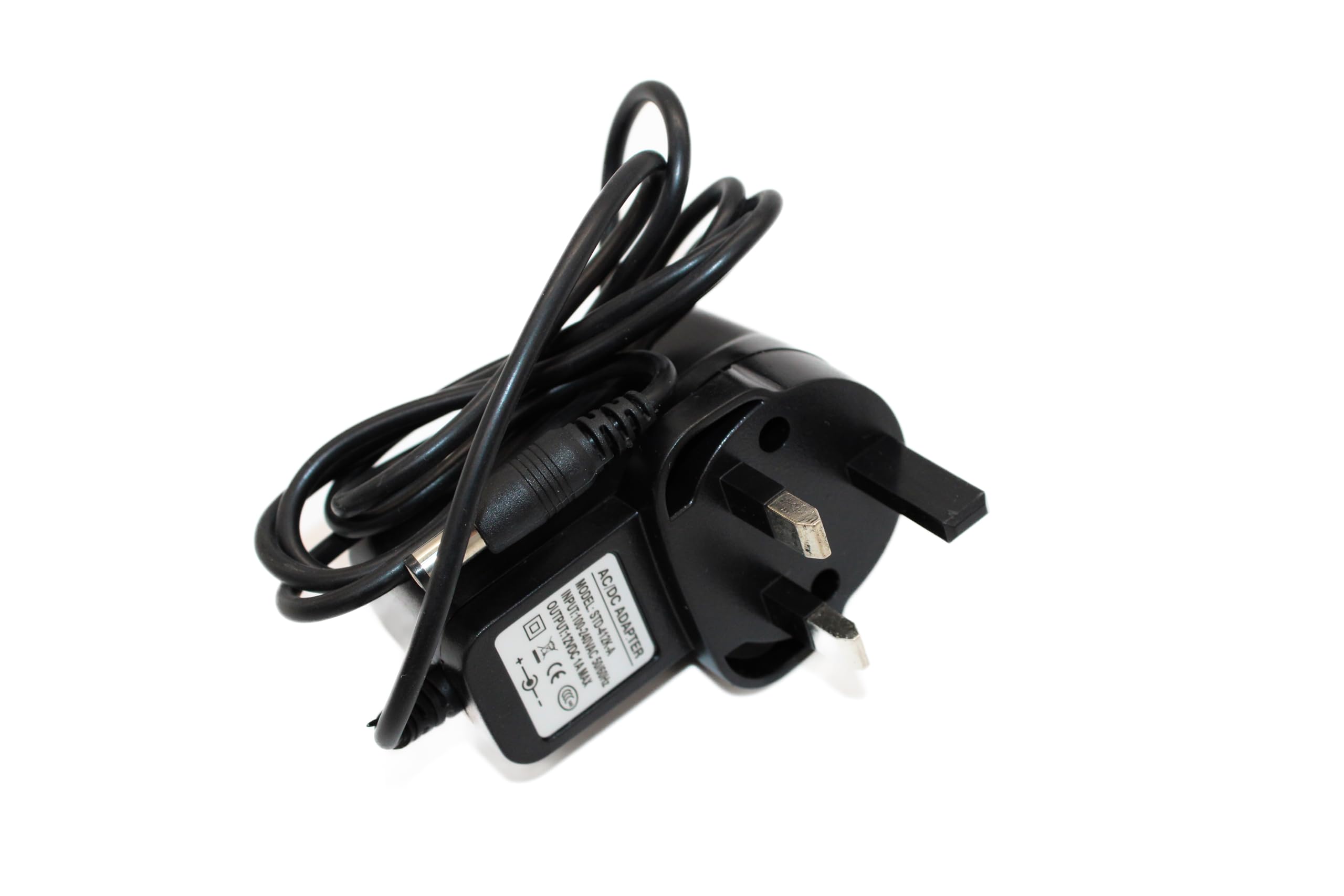 Besomi Electronics 12V 1A Ac Power Adapter With Uk Plug, Safe And Efficient, Wide Device Compatibility