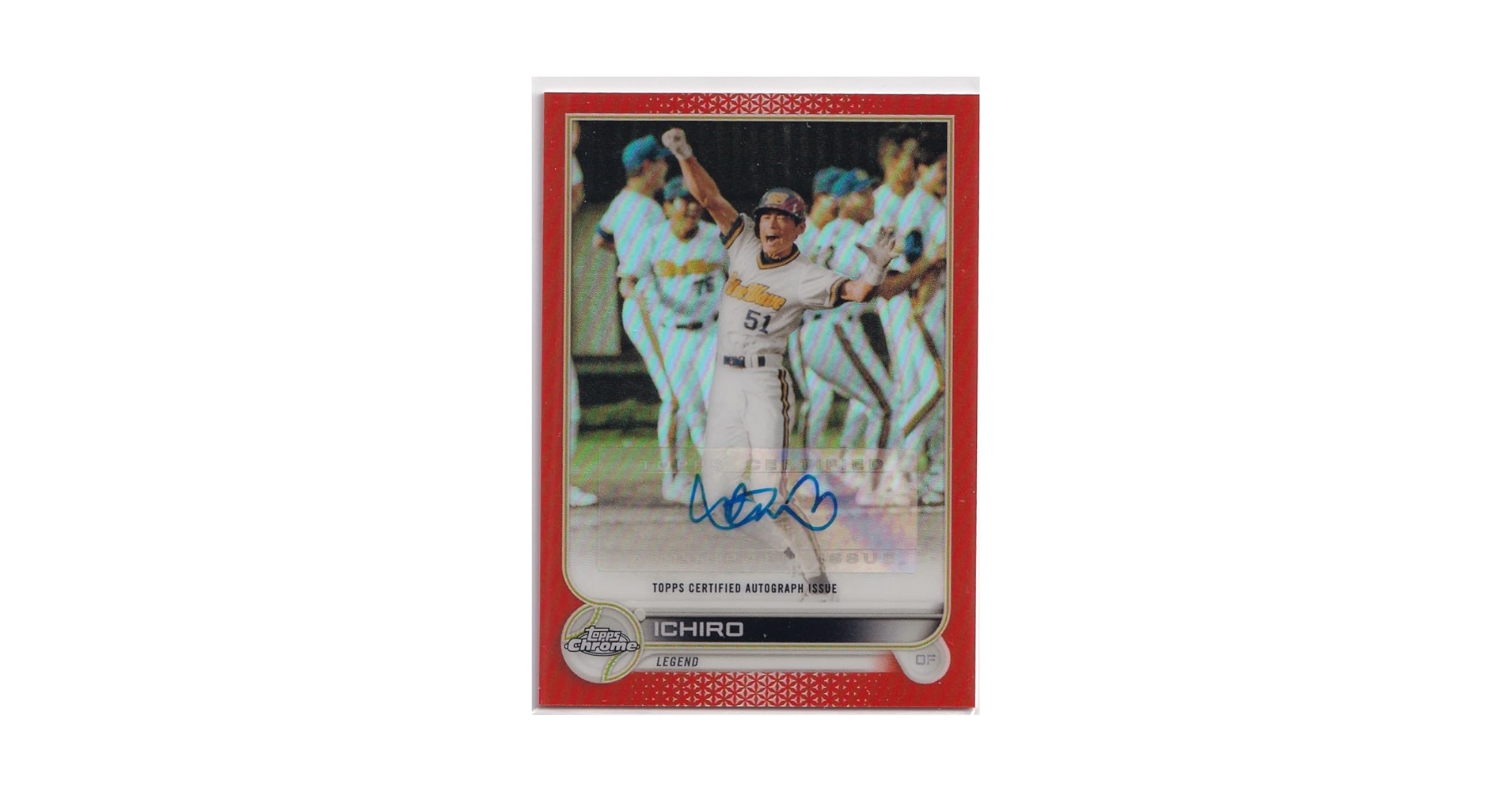 Amazon.co.jp: 2022 TOPPS CHROME イチロー NPB プロ野球 ORANGE