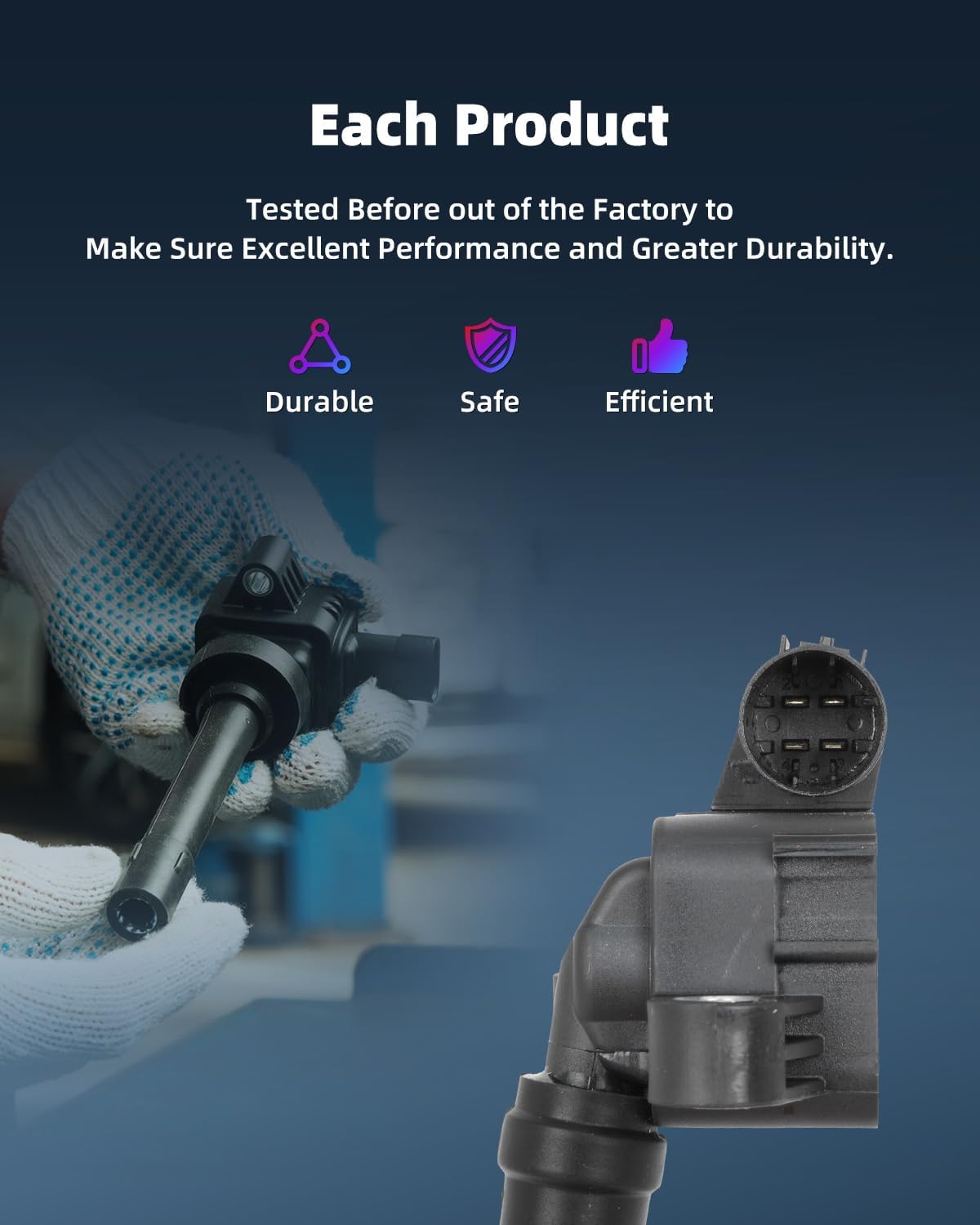 ECCPP 6 ignition coils with 6 iridium Spark Plugs,UF741,for Mercedes-Benz W212 Series E300 2015-2016,W212/S212 Series E350 2014-2016,W212 Series E400 2014,3.5LA2769063700,0040103070,UF-733