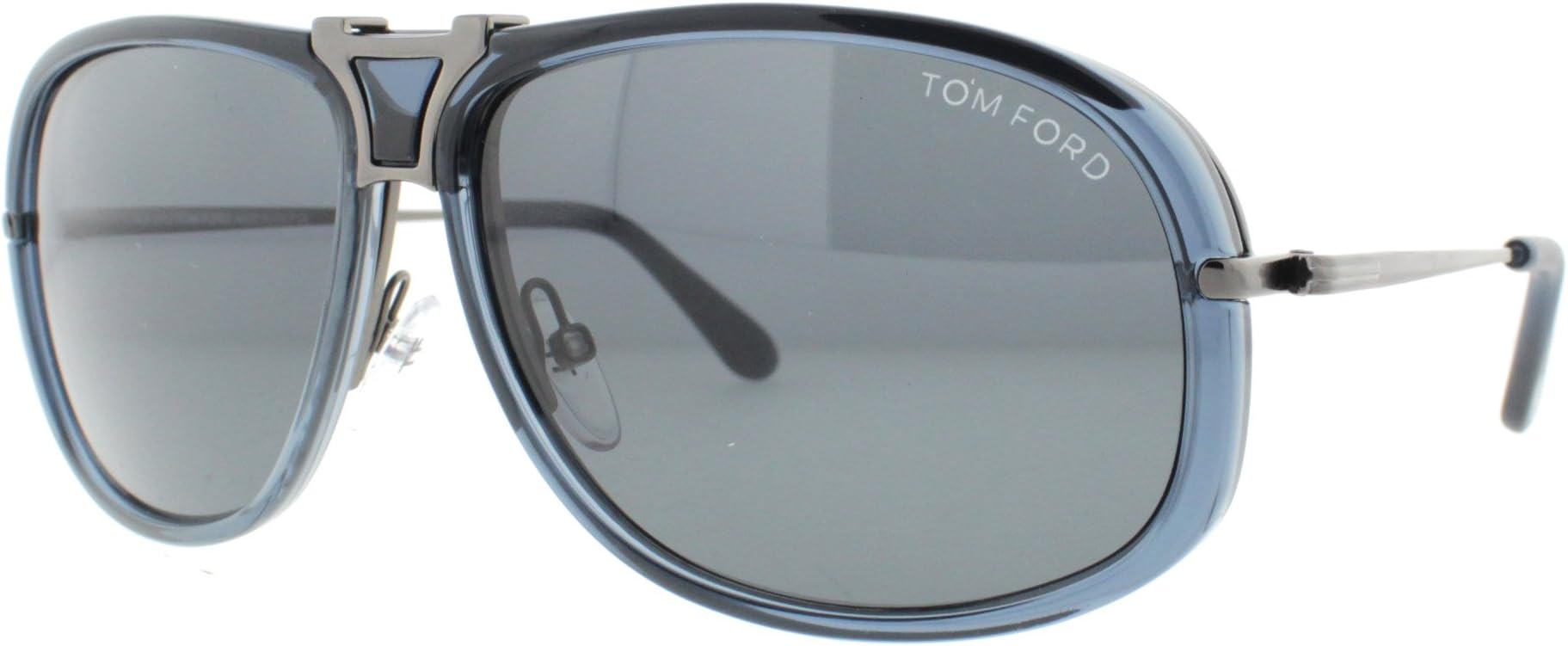 Tom Ford Women's FT0286 Robbie Sunglasses, Matte Blue