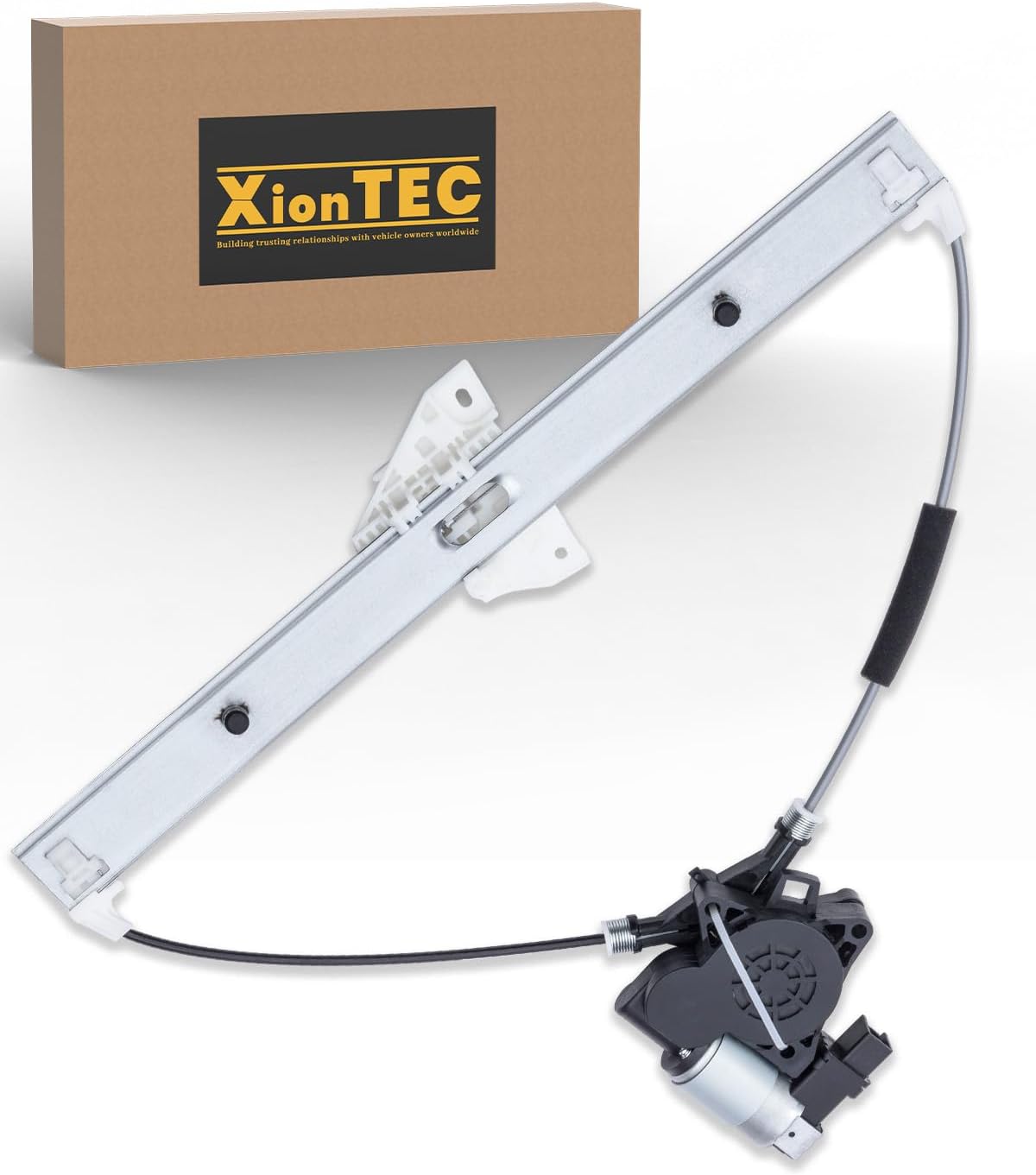 Power Window Regulator with 2-Pin Motor, Front Driver Side Compatible with Mazda 6 2003 2004 2005 2006 2007 2008, Replace# GJ6A59590 GJ6A5958XF