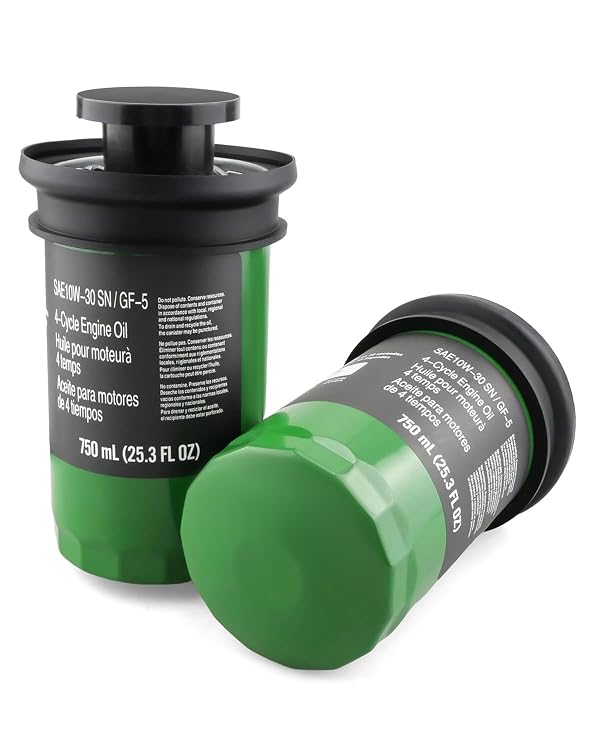 Wujexuhe AUC12916 Oil Filter Fit for John Deere E120 E130 E150 E160 E170 E180 100 Series Lawn Tractor, Dry Filter (2 Pcs） by Wujexuhe - Used condition - US$65.54