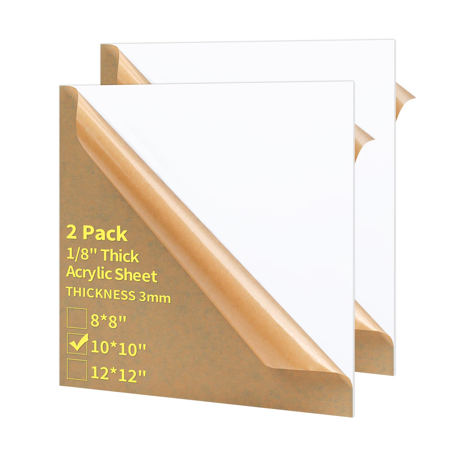 Purple Acrylic Sheets - 2 Pack for DIY Crafts -20