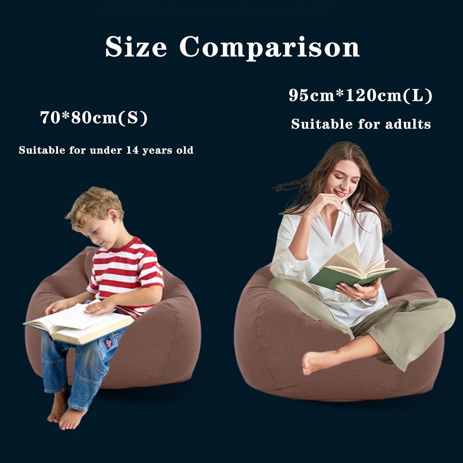 Bean Bag Chair Liner, Stocking Inner Liner for Bean Bag Cover, No Filler, Net Inner for Polystyrene Beads (Small) - Image 6