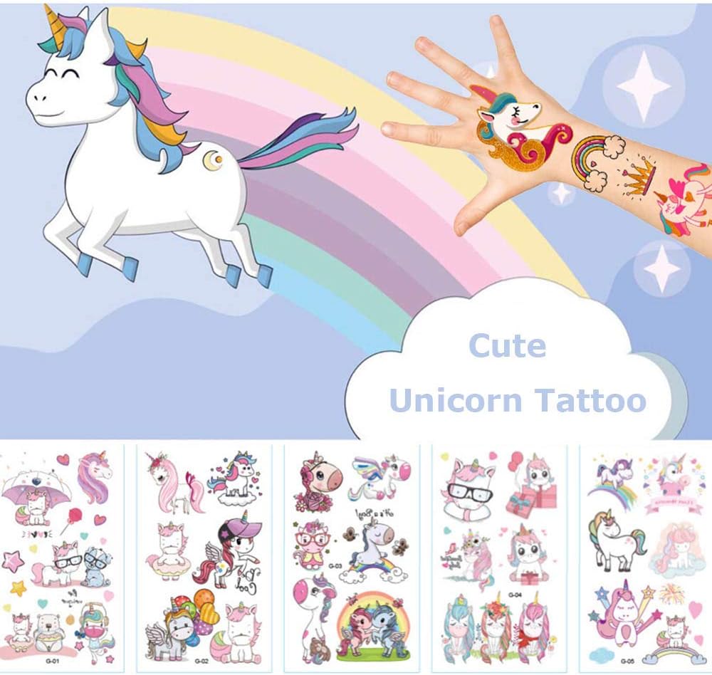 Unicorn Temporary Tattoos main image 1