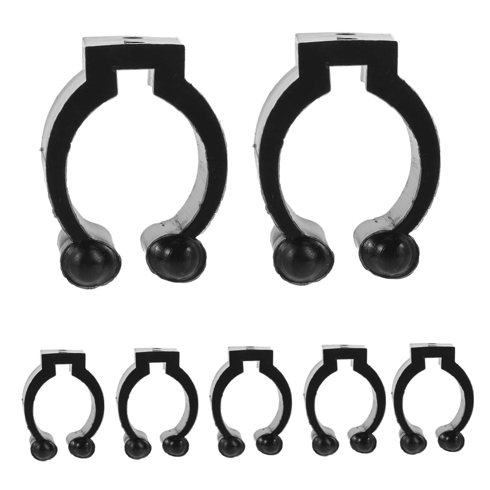 GAROZATION Fishing Rod Holders for Wall 10pcs Wall Mount Fishing Rod Rack Storage Rack