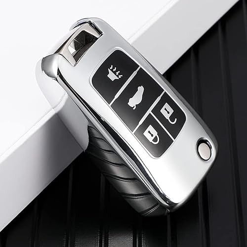 Miniatura 1 de TPU Car Remote Key Case Cover Shell Fob, for Buick for Chevrolet Cruze Aveo Trax for Opel Astra Corsa Meriva Zafira Antara J