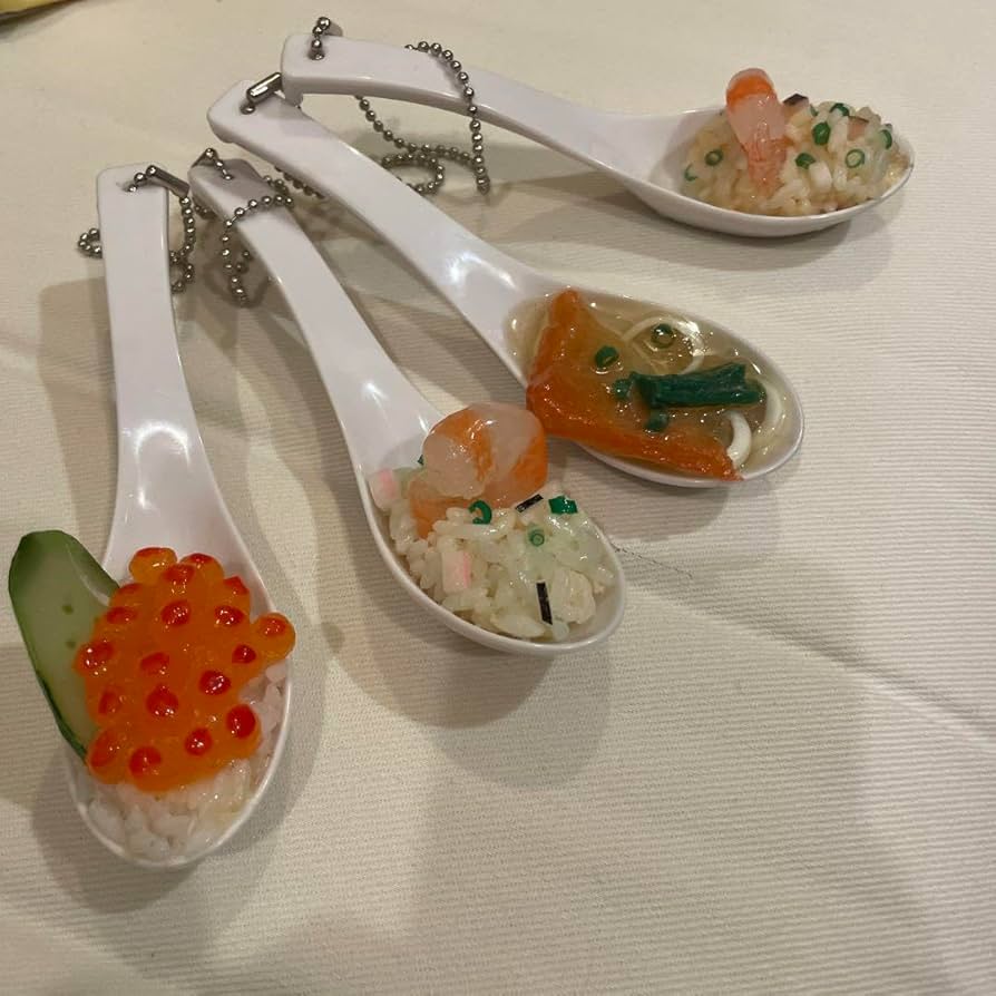 Amazon.co.jp: レンゲ 食品サンプル キーホルダー ストラップ 4