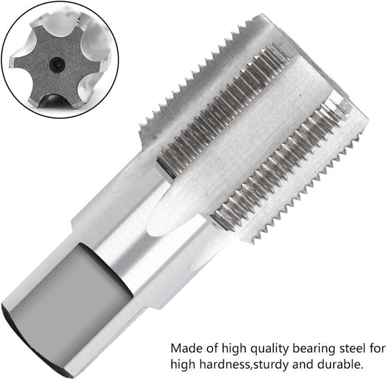 SBTRKT HSS Pipe Tap 1/8 1/4 3/8 1/2 3/4 1'' Metal Screw Thread Tap Threading Tools Hand Tools (Color : 1)