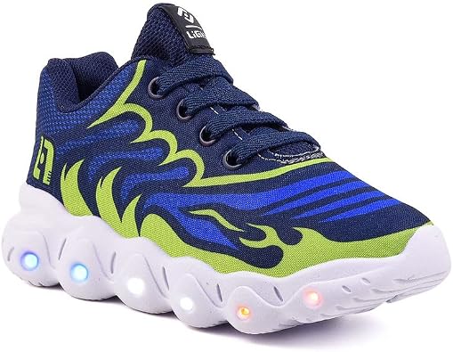 Tenis Infantil De Led Elastico Calce Facil Masculino LIGHT