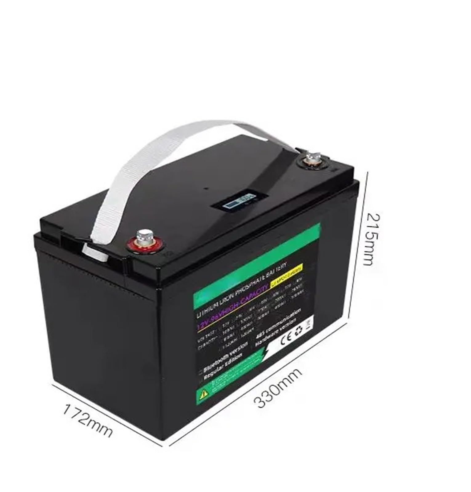 Batteria Al Litio LIFEPo4 A Ciclo Profondo 12V 100AH-150AH 24V 36V 40AH-80AH | Con BMS Bluetooth e caricabatterie for sistemi di energia rinnovabile(24V 80Ah lifepo4)