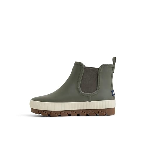 Sperry Women's Torrent Chelsea Rain Boot - 6.5 - Olive