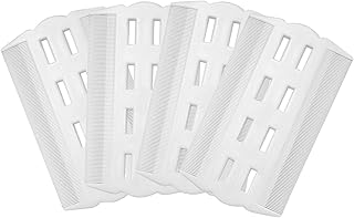 4Pcs White Hair Nit Comb Fine Teeth Remove Head Nits Double Side Detection Head Nit Combs For Pets Kids And Adults Tip-Top