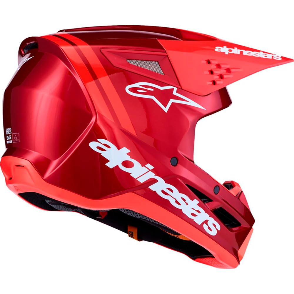Alpinestars S-M3 Radium Kask motocrossowy, czerwony/biały, XL (61/62)