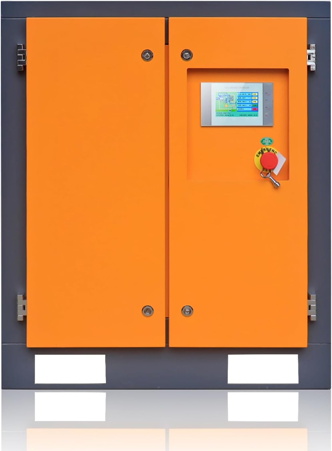 20HP Air Compressor 230V 60Hz 3-Phase 15kW Variable Speed Frequency Rotary Screw Air Compressor 81cfm Max Pressure 120 psi Commercial Air Compressed System