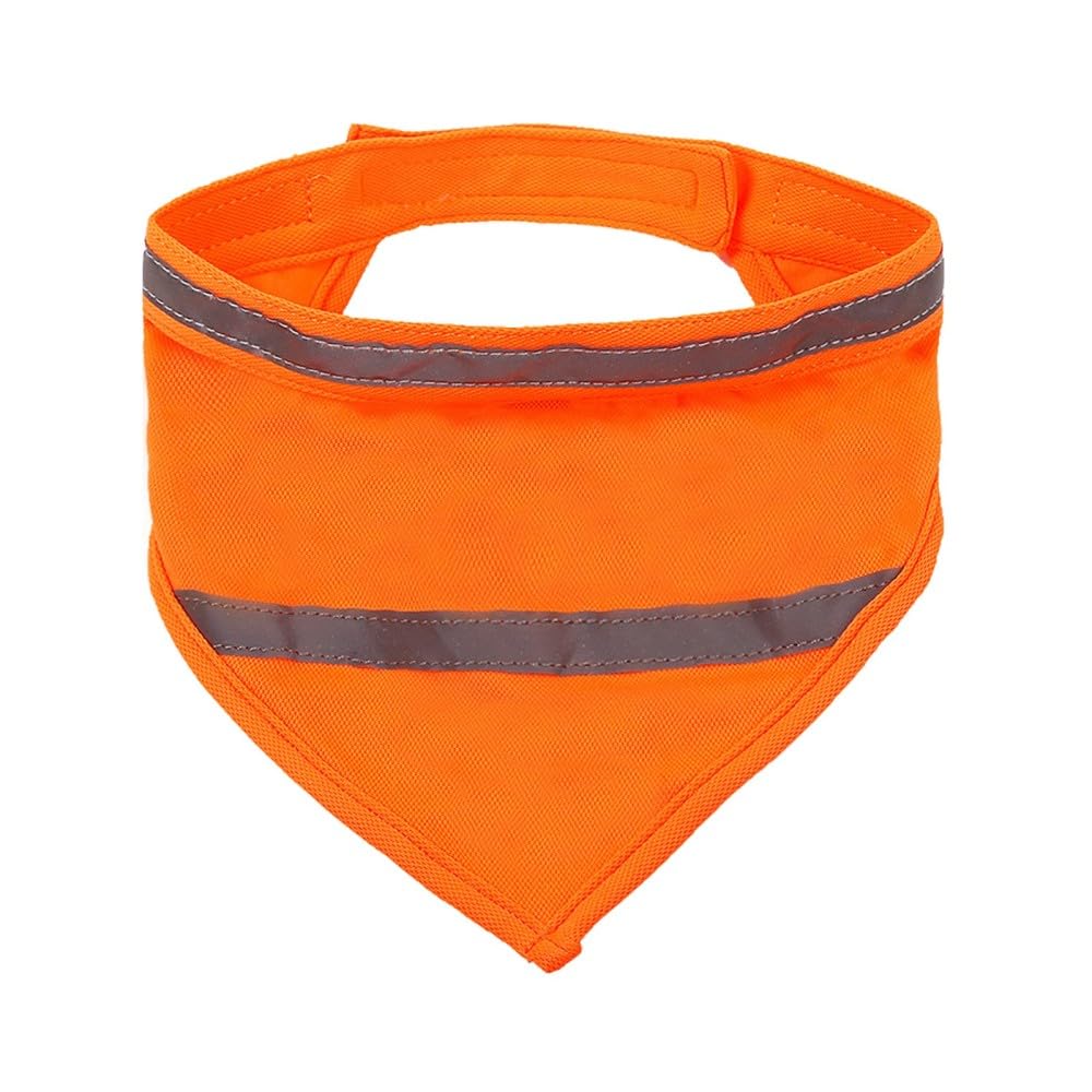 MiOYOOW Bandana para perro, babero reflectante para perro, bufanda ajustable para mascotas, para camping, caza y viajes