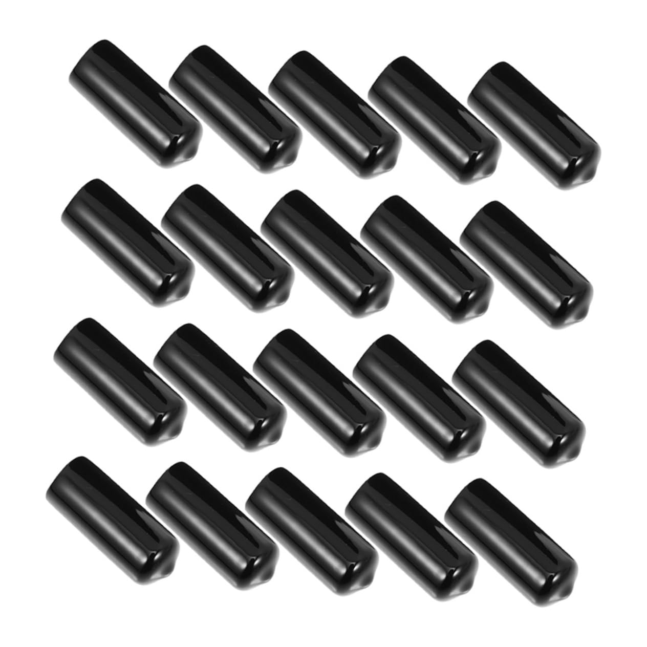 BESTonZON Portable Cue Tips Covers 20 Pack Cue Tip Protectors Cue Accessories for Pool Cue