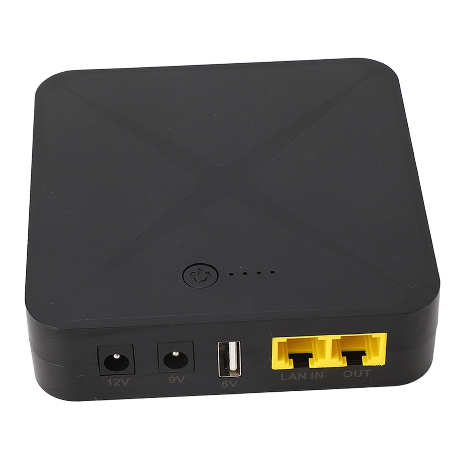 Mini Batterie De Secours UPS 5 V 9 V 12 V 48 V Port POE 9000 MAh 18 Wh Batterie Grande Capacité Port USB pour Modem Routeur Caméra (Prise UE)