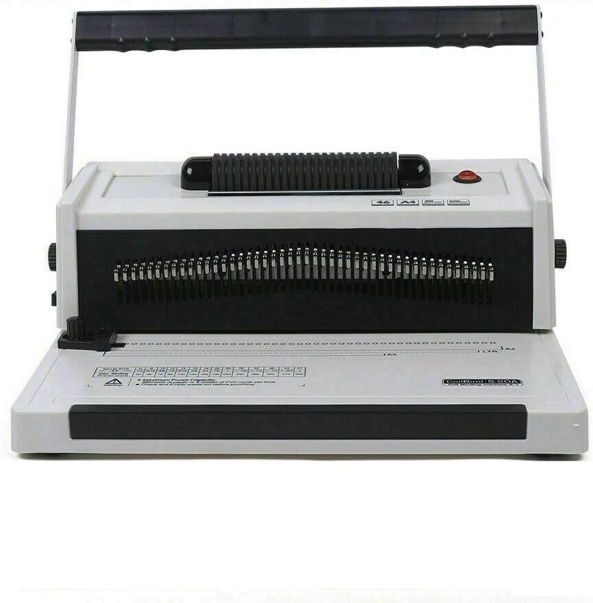 LOYALHEARTDY Manual Spiral Coils Binding Machine, 46Hole