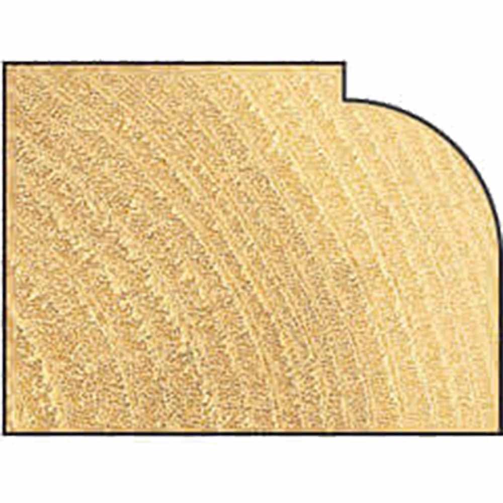 Trend Trade Kugelgelagerter Schrägfräser für Türen, 8 mm Schaft, 3 Grad, 38.1 mm Schnittlänge, Hartmetallbestückt, TR38X8MMTC