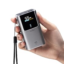 CUKTECH 10 Mini Power Bank Mini 10000mAh(2S1P) 55W Powerbank Ricarica Rapida Caricatore Portatile LED Display, Batteria Esterna per iPhone 17 16 15 14 13 Pro Max, AirPods, , Samsung, Xiaomi