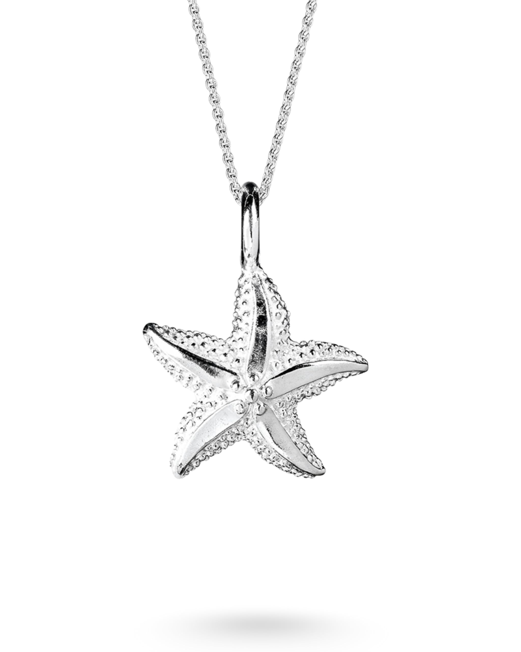 Heartbreaker "Sealife" Seestern-Anhänger klein I Edler Kettenanhänger aus 925 Sterling Silber I Nickelfreier Silberanhänger in Goldschmiedequalität I Hochwertiger Anhänger für Damen I LD SL 33