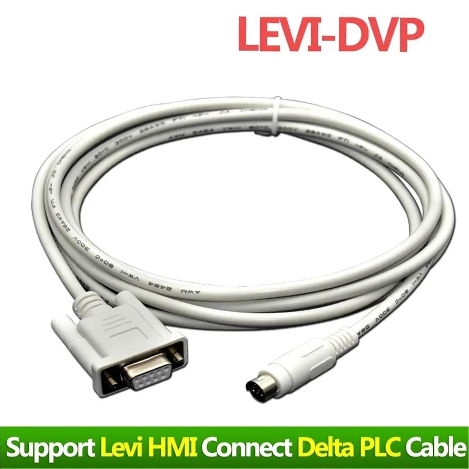 LEVI-DVP Suitable HMI Touch Screen 700 777 430T 908T Connect DVP PLC Programming Cable Download Line(2m)