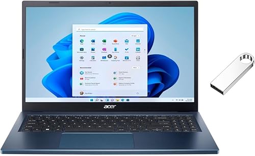 acer Aspire 3 - Laptop delgada y ligera, pantalla táctil IPS Full HD de 15.6 pulgadas, AMD Ryzen 5 7520U, DDR5 de 8 GB de RAM, SSD de 1024 GB,