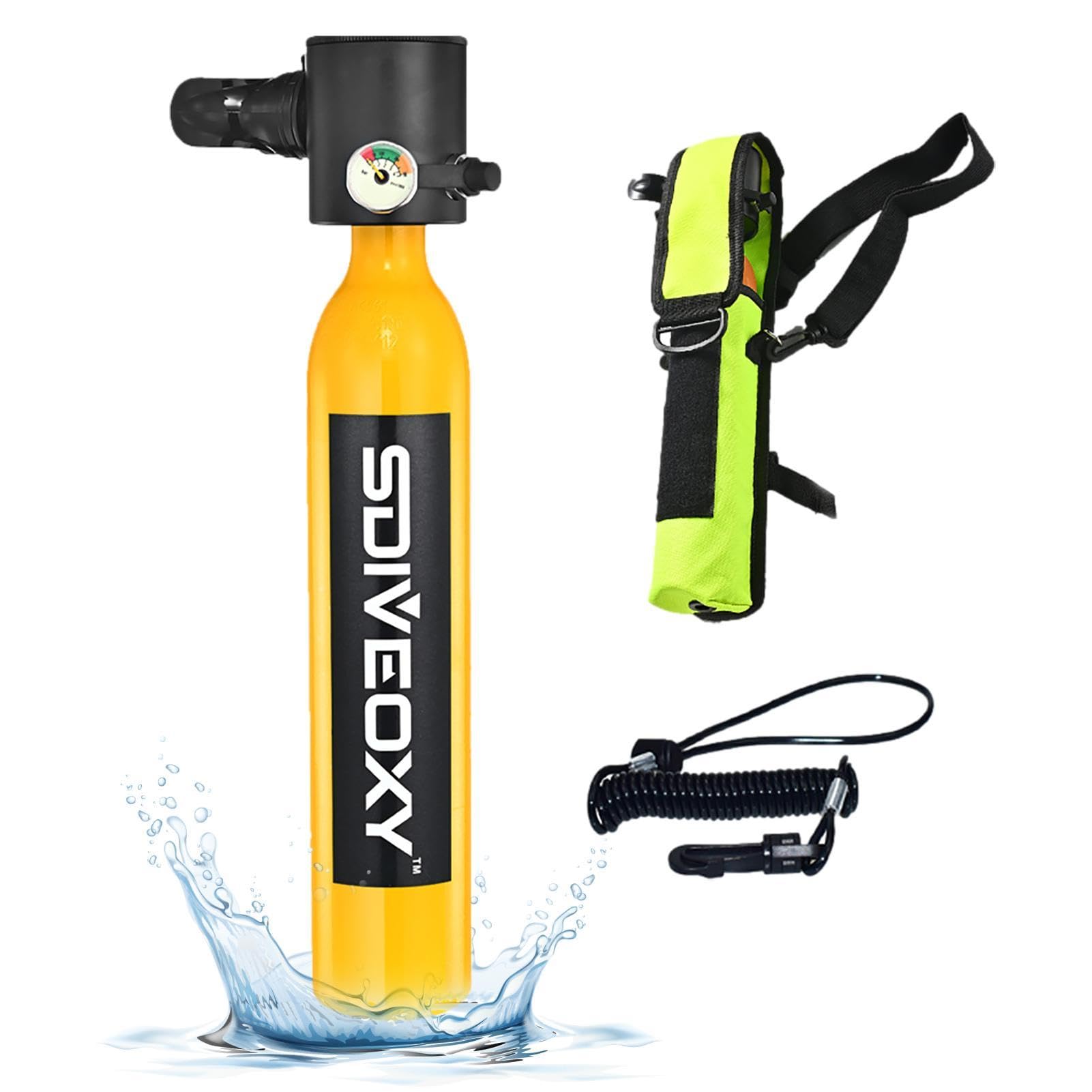 Gohemsun Bombola Ossigeno Subacquea Portatile - Kit Immersione Per Principianti E Backup Emergenza - Foto 8