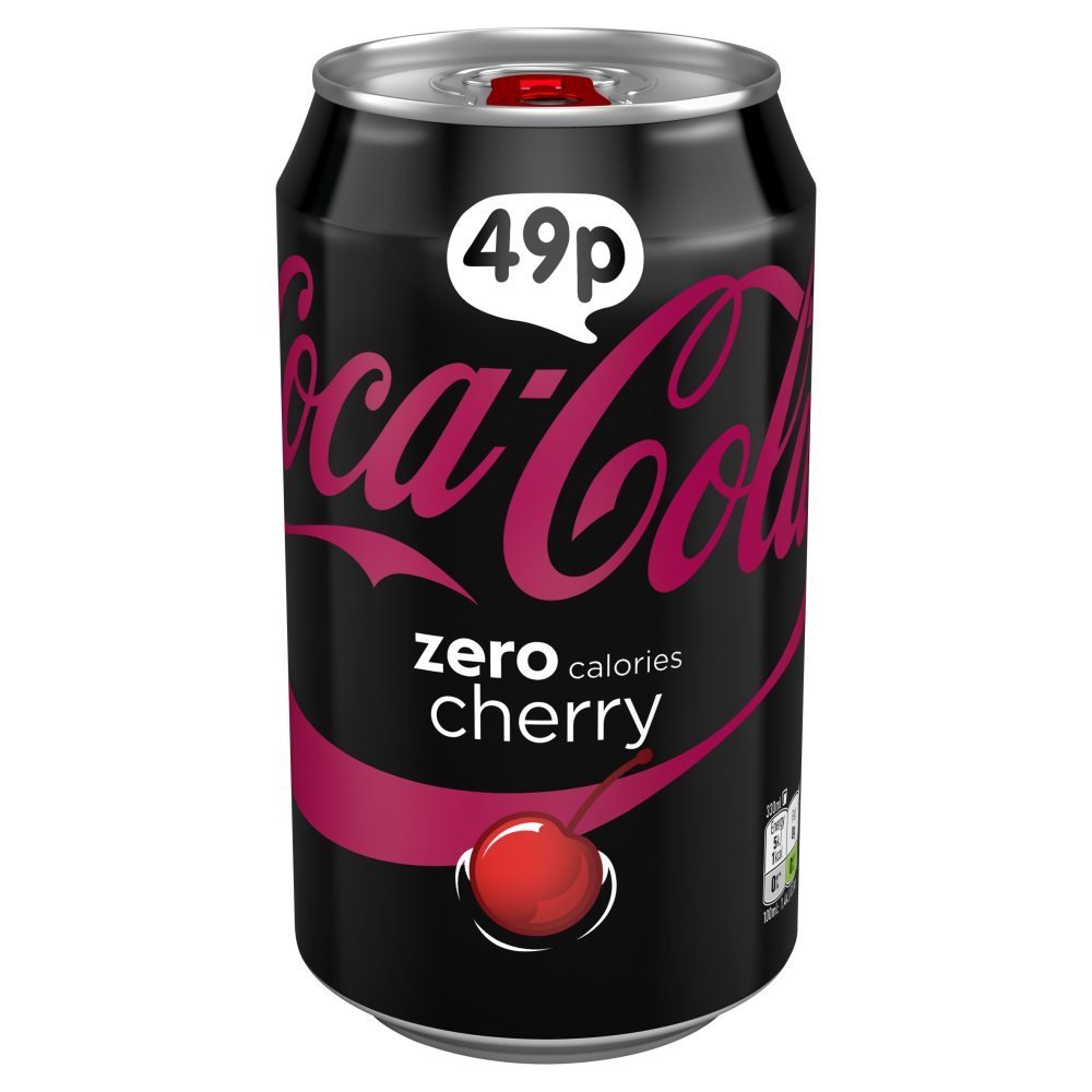 Coca-Cola Zero Sugar Cherry 24 x 330 ml