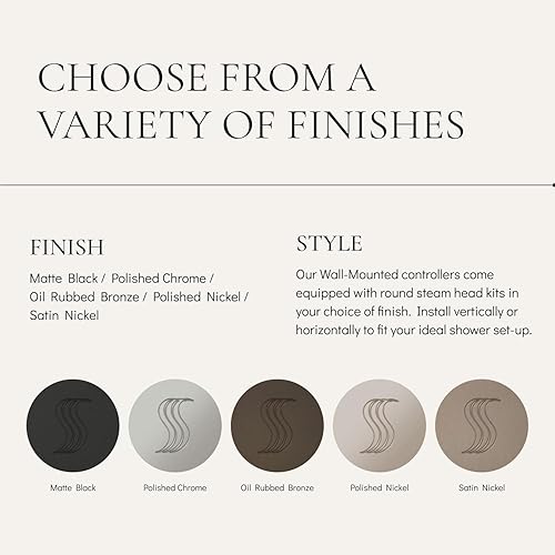 Miniatura 4 de ThermaSol MTC-SVRD-PC ThermaSol MTC-SVRD Micro Touch Steam Shower Kit - Includes Control Panel and Steam Head