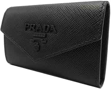 Amazon | [Prada] [プラダ] キーケース サフィアーノレザー ロゴ 4連