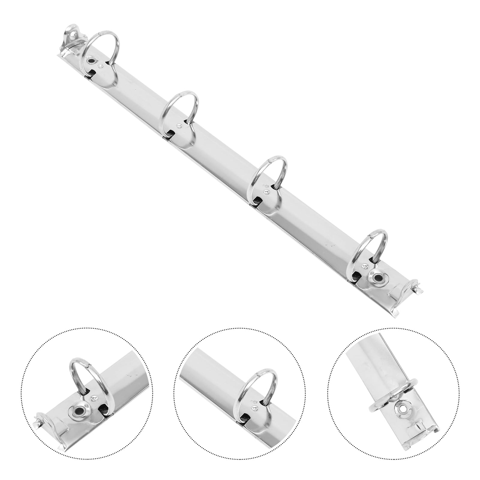3pièces Organisateur De Classeur Métallique Mécanisme De Reliure À Anneaux pour Cahiers Clips Métalliques pour Documents Et Planificateurs