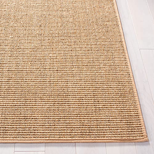 Martha Stewart Collection By Safavieh 5' X 7' Beige Msr9501B Farmhouse Sisal & Jute Area Rug #TOP2