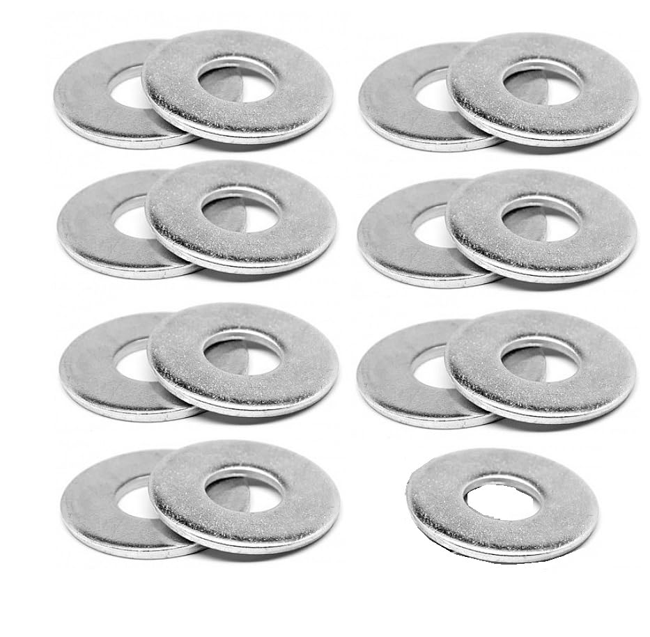 3x7x0.5mm M3 SS Plain Washer - Pack of 10-image-31