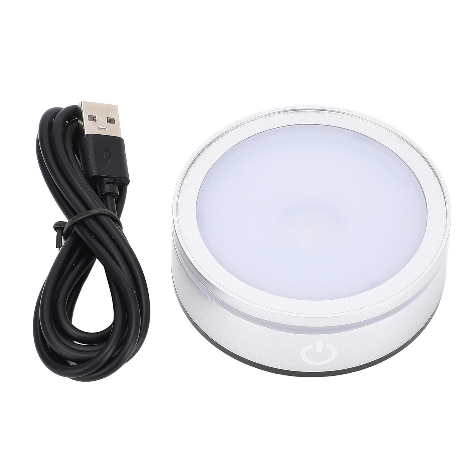 LED Light Base, LED Lamp Display Base, Touch Multi Modes LED Lamp Display Base Crystal Sculptures USB Battery Powered