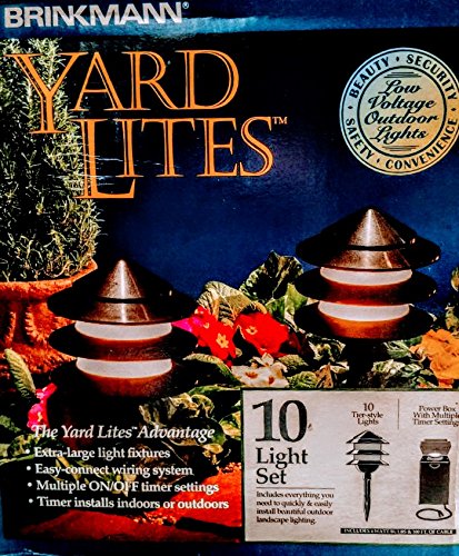 Brinkmann Yard Lites Low Voltage Landscape Path Lighting Set (10 Path Light Set) - Thumbnail 3