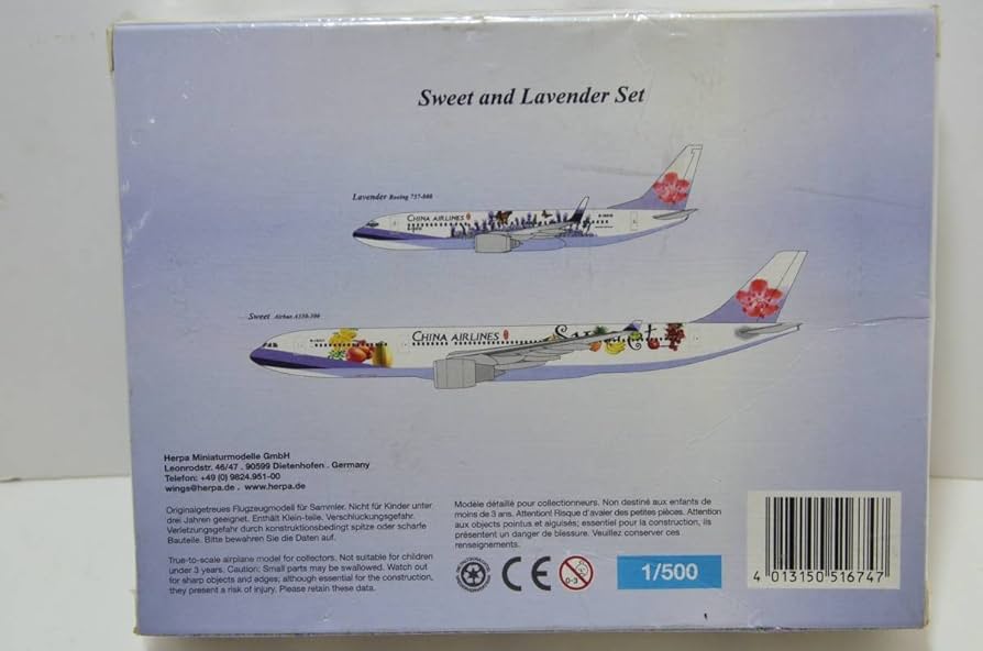 ヘルパ Herpa チャイナエアライン B747＆A330 特別塗装 1/500 ヘルパ Herpa チャイナエアライン B747＆A330 特別塗装 1/500