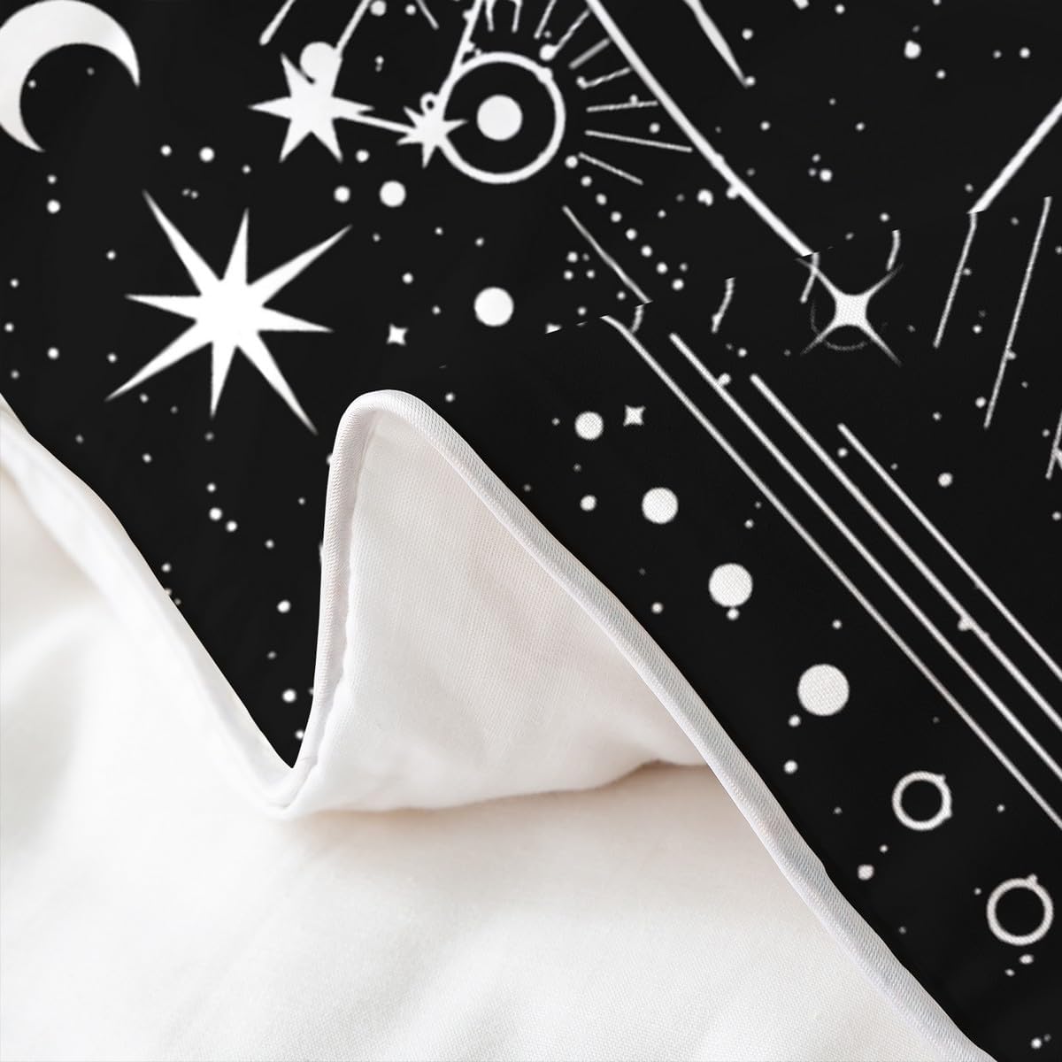 Feelyou Zodiac Bedding 100% Cotton Duvet Cover Set Full Size Twelve Constellations Bedding Set Decor Taurus Comforter Cover Set Astrology Bedspread Cover Horoscope Bedroom Bedclothes,No Comforter