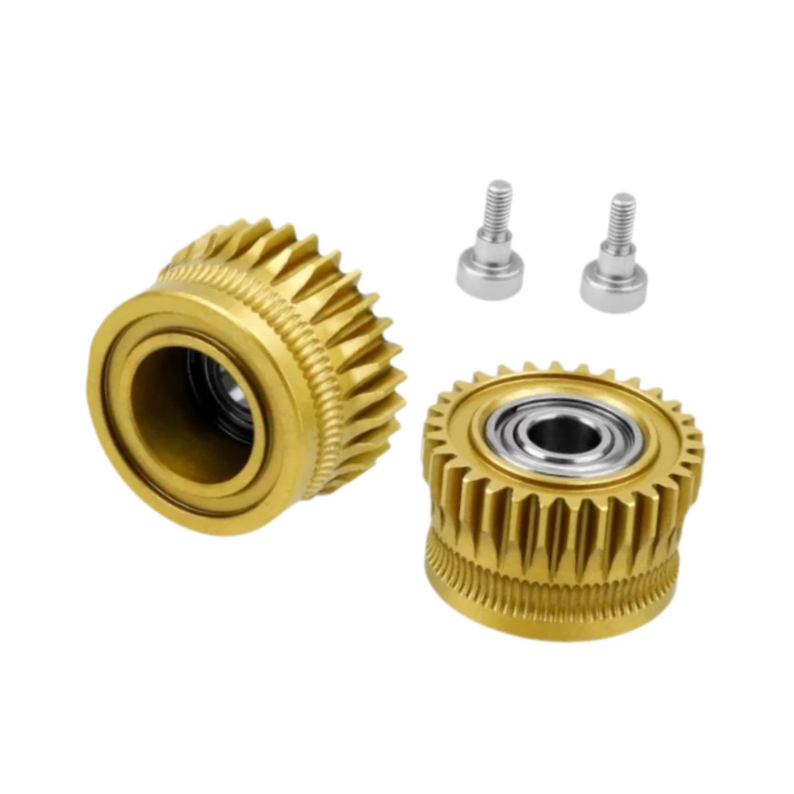 2X Extruder Gears Kit DLC Coating Double Bearing Gear for Ender-3 V3/V3 Plus-image-21